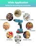 Электрический пистолет для термоклея для аккумулятора Dewalt/Makita/Milwaukee 18 В Электрический клеевой пистолет Клеевой стержень 11 мм Пистолет для горячей сварки воздухом