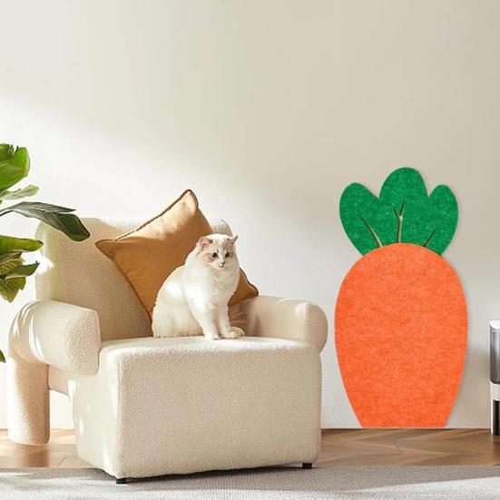 Настенная наклейка-когтеточка для кошек, самоклеящаяся, настенная, милая когтеточка, для кошек в помещении