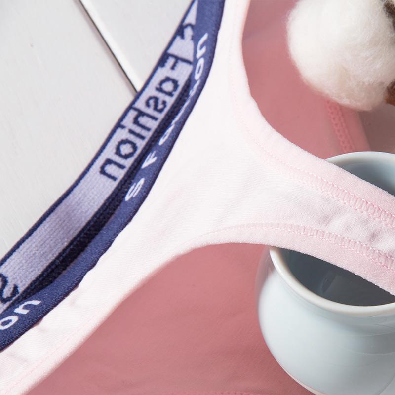 DULASI Women Cotton G-string Thong Panties  Underwear Women Brief Sexy Lingerie Pants Letter