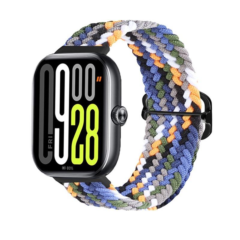 Плетеный нейлоновый ремешок для Xiaomi Mi Band 9/8 Pro Дышащий Удобный Аксессуары Сменный браслет Redmi Watch 4/5 correa