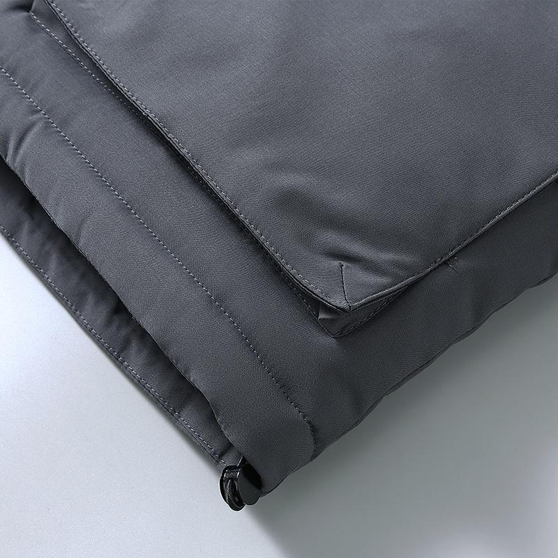 Plus Size Sleeveless Parkas Man New Fashion Men's Winter Coat Korean Style Thick Warm Hooded Vest with Big Pockets