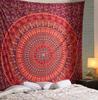 Indian Tapestry Blue Mandala Tapestry Wall Hanging Wall Tapestry Cotton Bedspread Bohemian Hippie Tapestry Wall Decor Queen Size