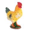 Chicken Figurine Resin Chicken Statue Garden Ornament Farm Animals Collection for Outdoor Backyard Patio Lawn Decoration