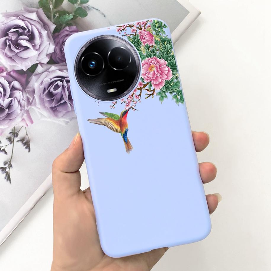 Ударопрочный Чехол Для Realme 11 5G / Realme 11X Чехол На Телефон Модный Девушки Мягкий Силикон Funda Для Realme11 11 X 2023 RMX3785 Coque