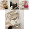 Simple Solid Color Gold Buckle Decoration Women Casual Shoulder Bag For Casual Street Style Women