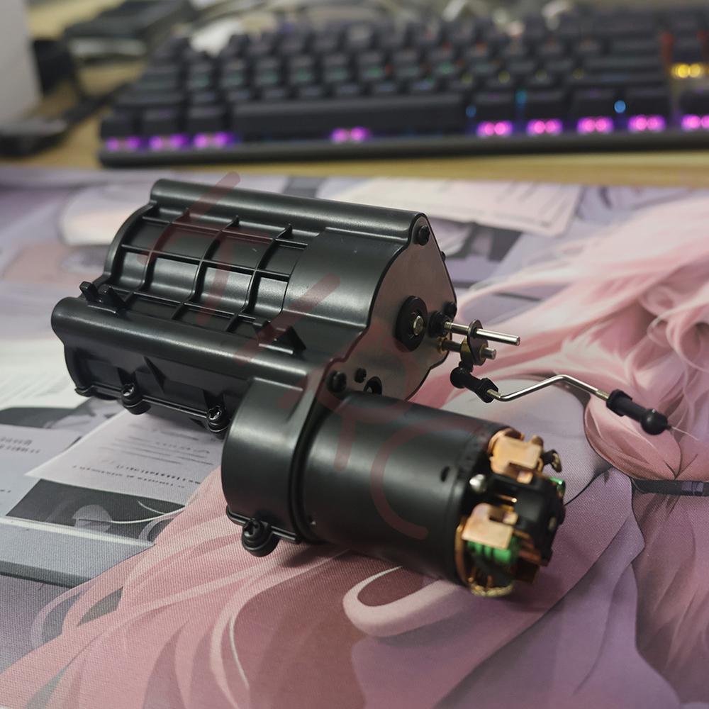 Tamiya Original Gearbox Three-speed Wave Box with Motor for 1/14 Tamiya RC Truck Trailer Tipper Scania Benz Actros Volvo MAN DIY