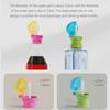 New Mineral Water Bottle Cap with Straw Convertible Head Baby Kids Anti-Choking Portable Outdoor Storage Leak-proof Accessories