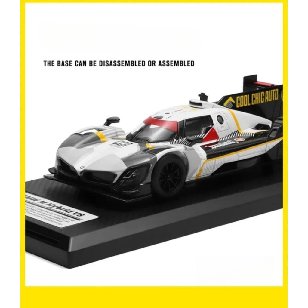 Литьевая модель 1/24 гоночного автомобиля BMW M Hybrid V8 Коллекция Миниатюрная машина Домашний Декор Мужчина Мальчик Подарок на День Рождения Игрушечный Автомобиль