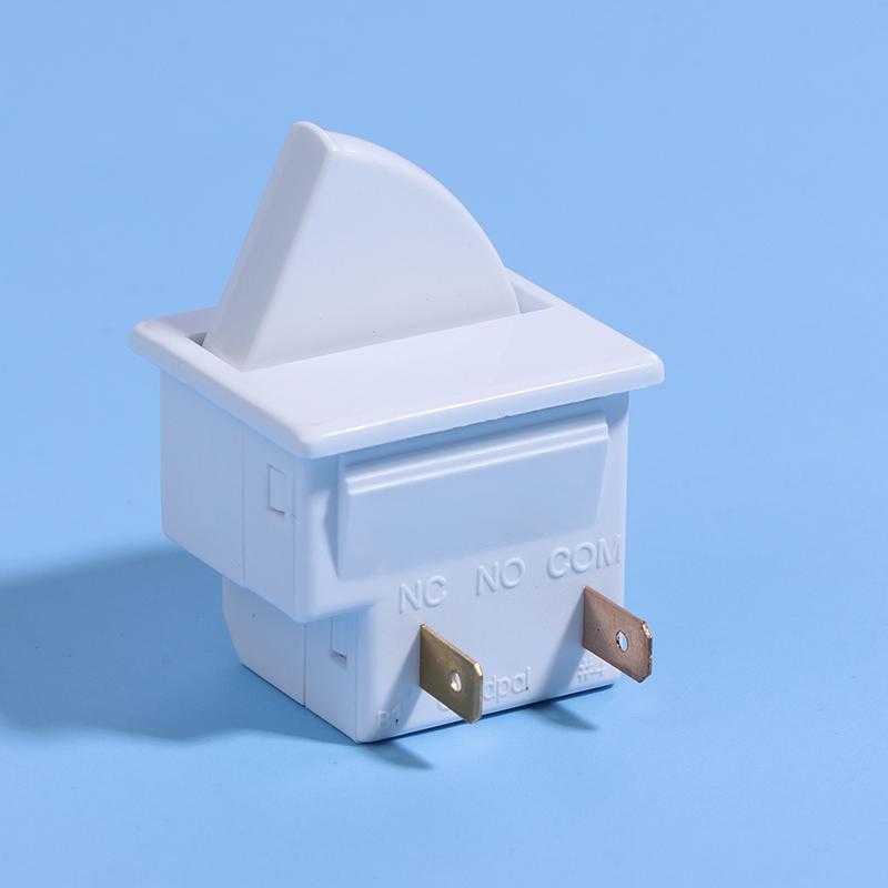 Переключатель света двери холодильника, 5A 250V AC, Запасная часть для холодильника, Кухонные аксессуары для холодильника, Универсальный, 2-контактный