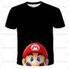2026 Новый Super Mario Bros. 3D футболка Детская летняя футболка для мальчиков Топ с коротким рукавом для девочек Детский милый топ для ролевых игр