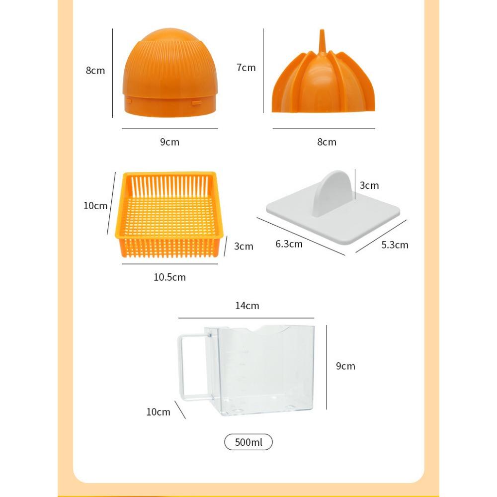 Ручная соковыжималка, небольшой бытовой пресс для фруктов, удобный ручной пресс для сока для жарки лимона