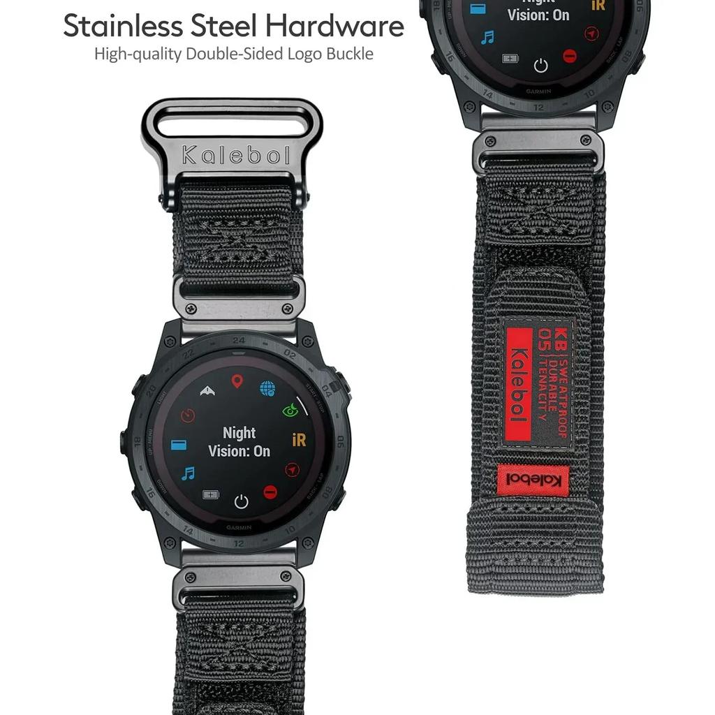 22 26 мм Нейлоновый тактический ремешок для GARMIN FENIX8 7 7X PRO 6 6X Мягкий износостойкий корпус ремешка для 965 Instinctive браслет QuickFit