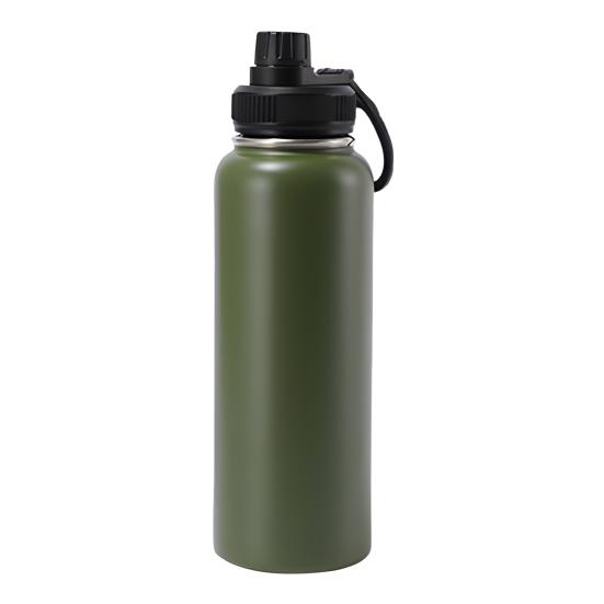 Stainless Steel Vacuum Cup 40oz Insulated Water Bottle Leak Proof Wide Mouth Thermal Flask Keep Cold Hot Beverage Tea Coffee Cup for Outdoor