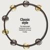 MEINL Percussion Vintage Wood Tambourine Dual-Alloy Jingles TA2VM-WB