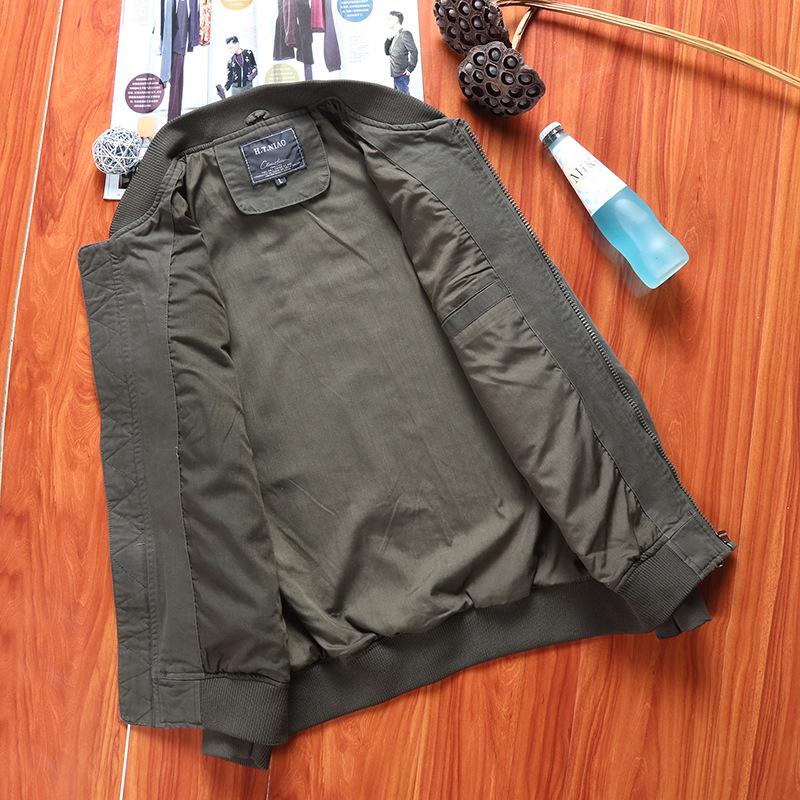 Spring and Autumn American Youth Loose Outdoor Casual Military Uniform Tooling Jacket Cotton Coat Thin