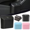 Car Trash Can with Lid Hanging Dustbin Garbage Box Car Interior Storage Case Trash Door Seat Clip Stand Holder Car Accessories