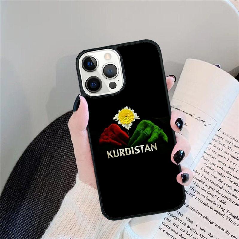 Чехол для телефона с флагом Курдистана Для iPhone 17 Air 16 15 13 12 11 14 Pro Max MAX 14 Plus Чехол coque