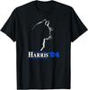 Cat Ladies for Kamala Funny Cat 2024 President Kamala-Harris T-Shirt
