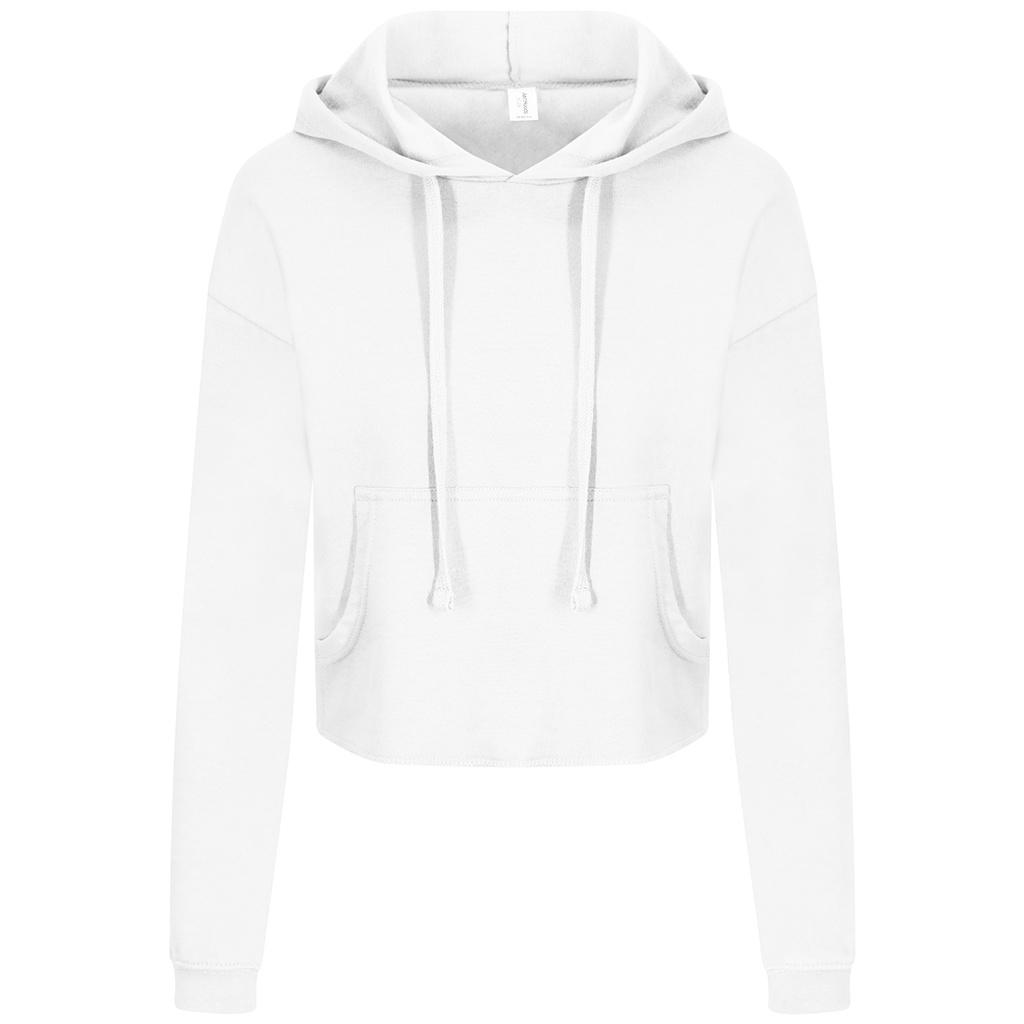 Awdis Just Hoods Женская/женская укороченная толстовка с капюшоном Girlie
