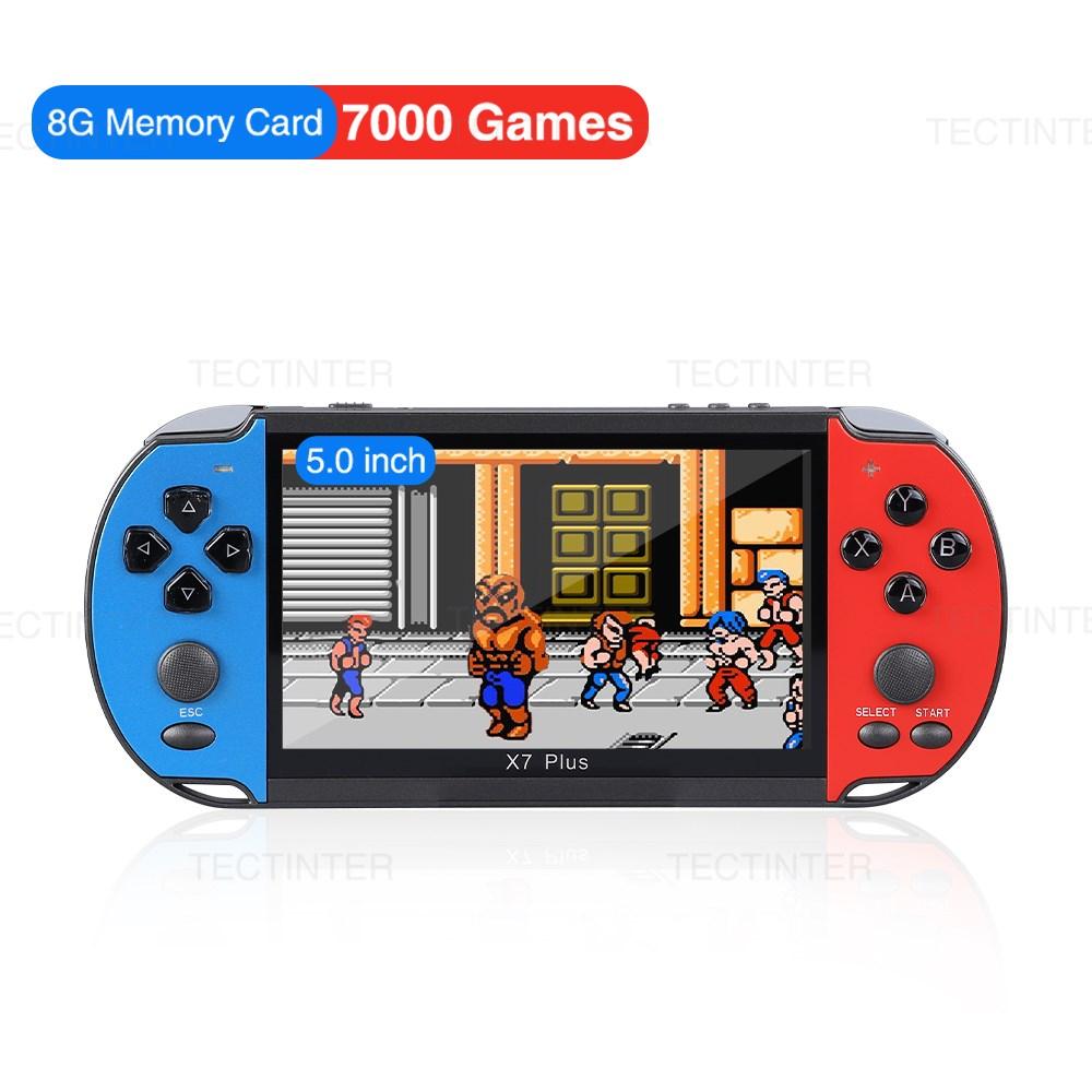 X7/x12 Plus Retro Handheld Game Player Built-in 10000 Games Classic Game Portable Console Audio Video Game Console Av Output