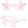 Fashion Personality Party Unisex Candy Color Rimless Star Glasses Sunglasses Shades Goggles Fashion Women Men