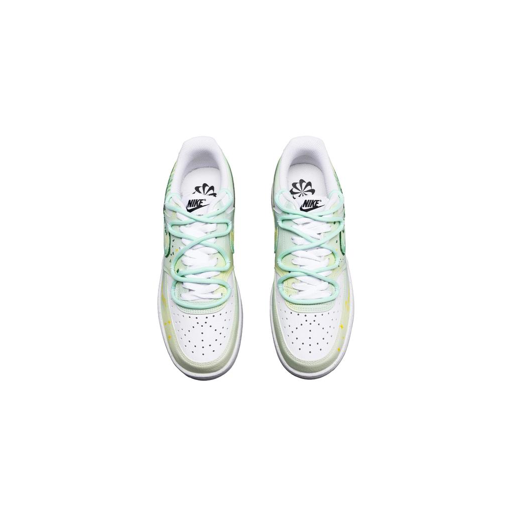 Nike Court Vision 1 Low top Skateboard Shoes Unisex Green DH2987-101(Team580-Cyan)
