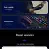 M12 RGB USB конденсаторный микрофон для киберспорта, игр, записи и прямых трансляций