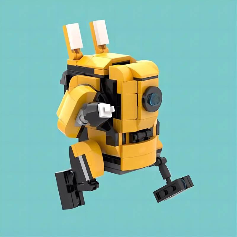 Строительный блок M, совместимый с Lego, 165173, Оранжевый Меха, Робот-сборка, Модель-фигурка, Строительный блок