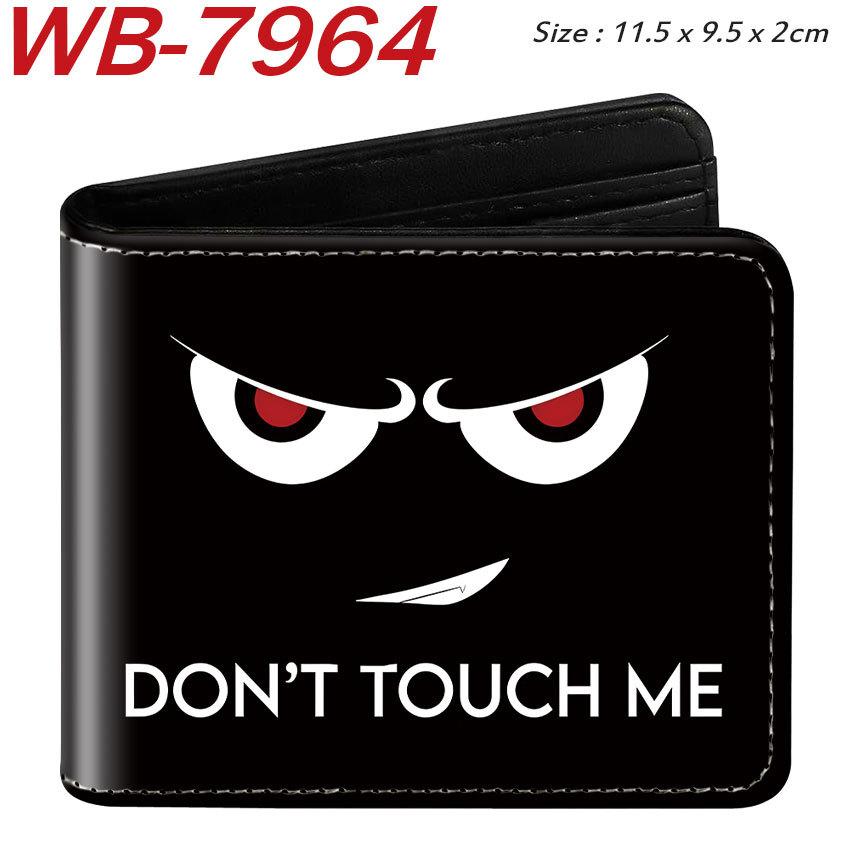Cool Dark Funny Eyes Print Wallet Cute Short Student Coin Purse Folded Card Holder 1pcs