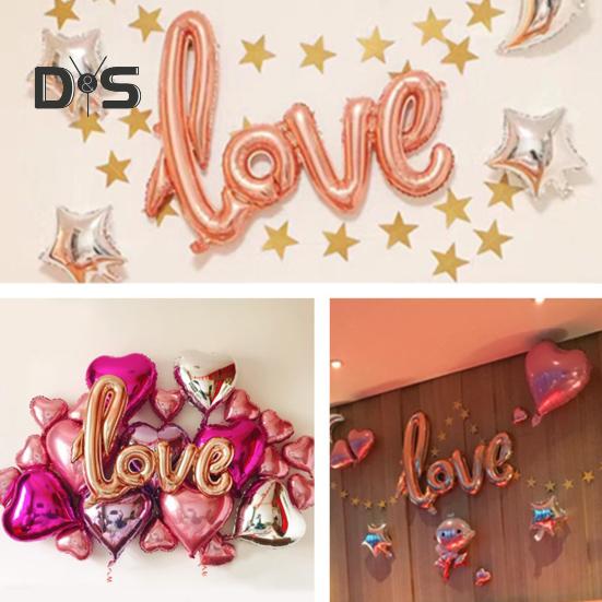 Яркий цветной настенный шар, легкий и прочный, свадебная комната, соединенный любовный настенный декоративный шар