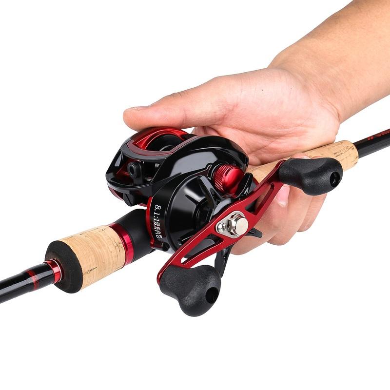 Baitcasting Reel 18+1BB 8.1:1 High Speed Fishing Reel Casting Reel for Freshwater Saltwater Fishing
