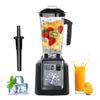 Смесь для коммерческого использования, большой объем смузи 2 л, перегревается, легко измельчает лед в 3 раза, 48000 об/мин, высокая скорость измельчения, таймер, ручное управление, вместимость, многофункциональность
