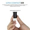 Двойной USB-зарядное устройство для мобильного телефона, мини-адаптер, черный, 12 В, блок питания, поддерживает несколько устройств