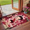 Crystal Velvet Rug Custom Name Text, Soft Non Slip Floor Mat Home DecorBetty Boop