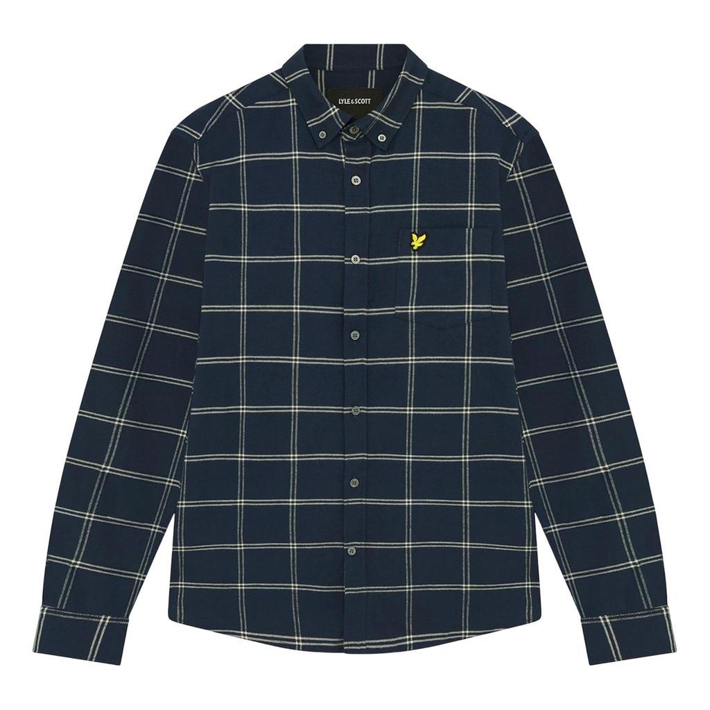Lyle & Scott Mens Windowpane Check Shirt