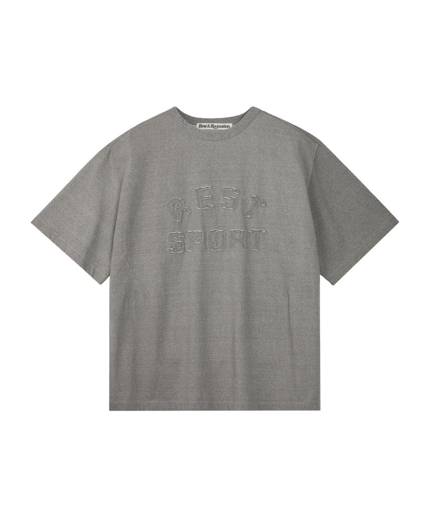 REST&RECREATION Rs Pigment T-Shirt - Gray
