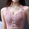 Womens Full Coverage Lace Push Up Bra Wireless Large Size Anti-sagging Underwear Female Lingerie 34 36 38 40 42 44 48 50 C D E