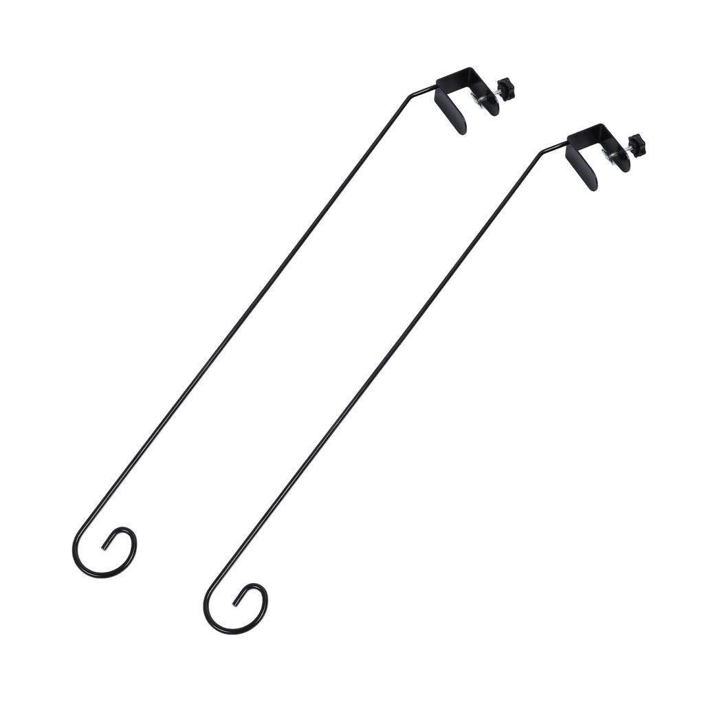 2 шт. удлиненный крючок для ограждения настила крючок для поручня прочный крючок для кормушки для птиц регулируемый для плана кормушки для птиц