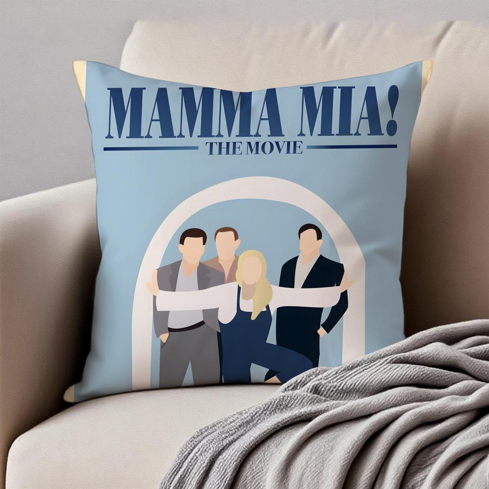 MMamma MMia Cushion Cover Pillowcase Antidustmite Invisible Zipper Short Plush Sofa Cushion