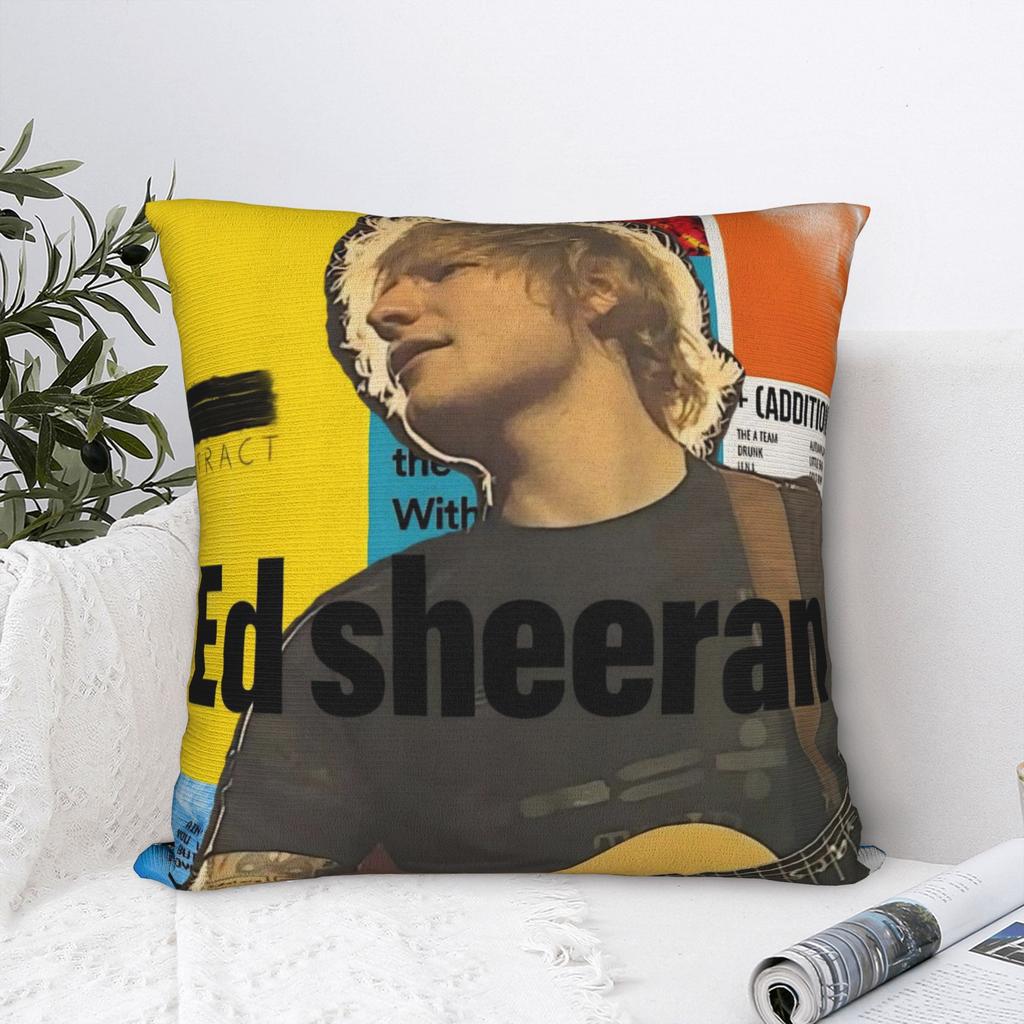 Декоративные наволочки Ed Sheeran Loop Tour 2026 Аксессуары для дома Чехол для подушки Наволочка Молния Разные размеры