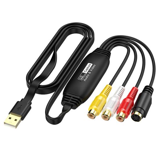 USB Захват Видео 1080P VHS VCR Карта Адаптер ТВ в Цифровой Конвертер RCA