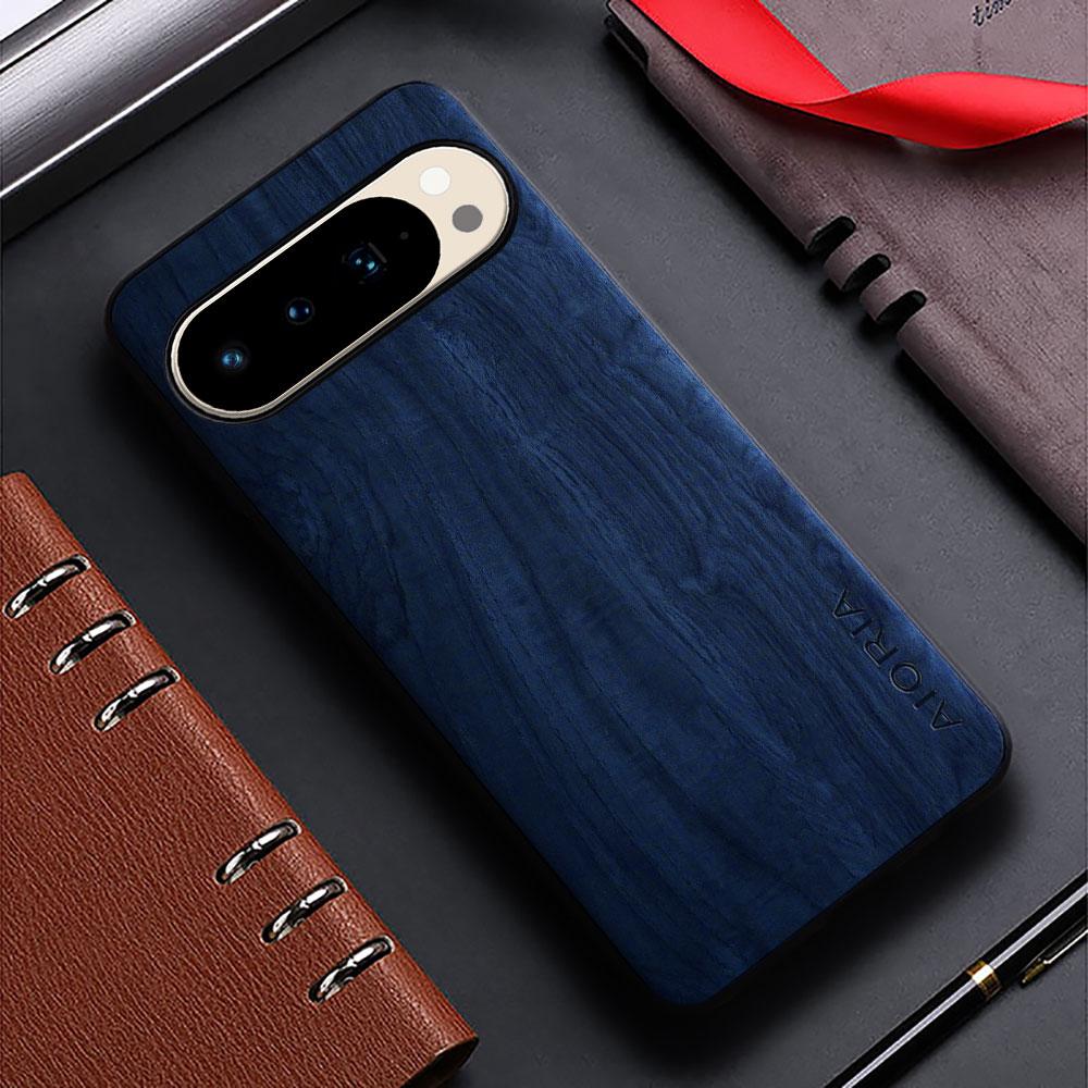 Кожаный чехол с узором под бамбук для Google Pixel 10 9 8 7 6 5 Pro 9A 8A 7A 6A 5A 4A Funda Уникальный чехол для Pixel 10 Pro Xl Case