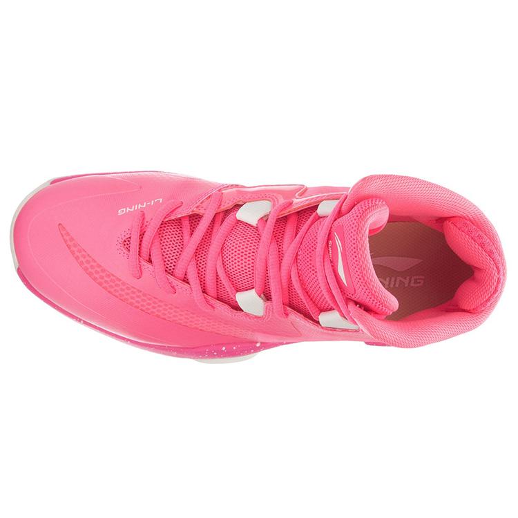 Баскетбольные кроссовки Li Ning Super Light 13 Унисекс Высокие Флуоресцентный Фруктовый Розовый ABFL011-5