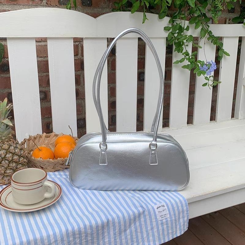 Новые женские сумки через плечо, модные женские сумки из искусственной кожи, подушечки для бостона, повседневные сумки под мышками, однотонные роскошные сумки