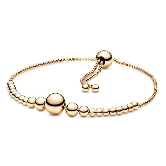 Браслеты из стерлингового серебра, регулируемая цепочка, браслет-подвеска для женщин и мужчин, ювелирный тренд