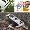 Multi Tool Card Lifesaving Survival Tool Card Lightweight and Portable 14 IN 1 Multi Function Card for Outdoor Activities