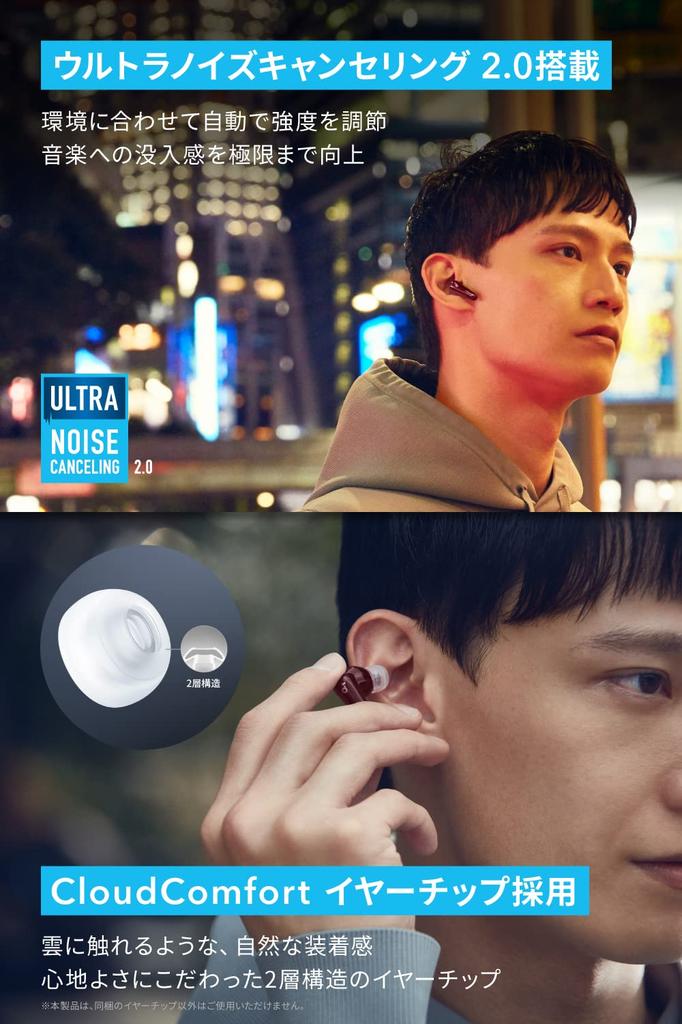 Наушники Anker Soundcore Liberty 4 Bluetooth Wireless с шумоподавлением Звук до 28 часов Водонепроницаемые Технические стандарты Цвет: бордовый (Беспроводная связь 5.3)