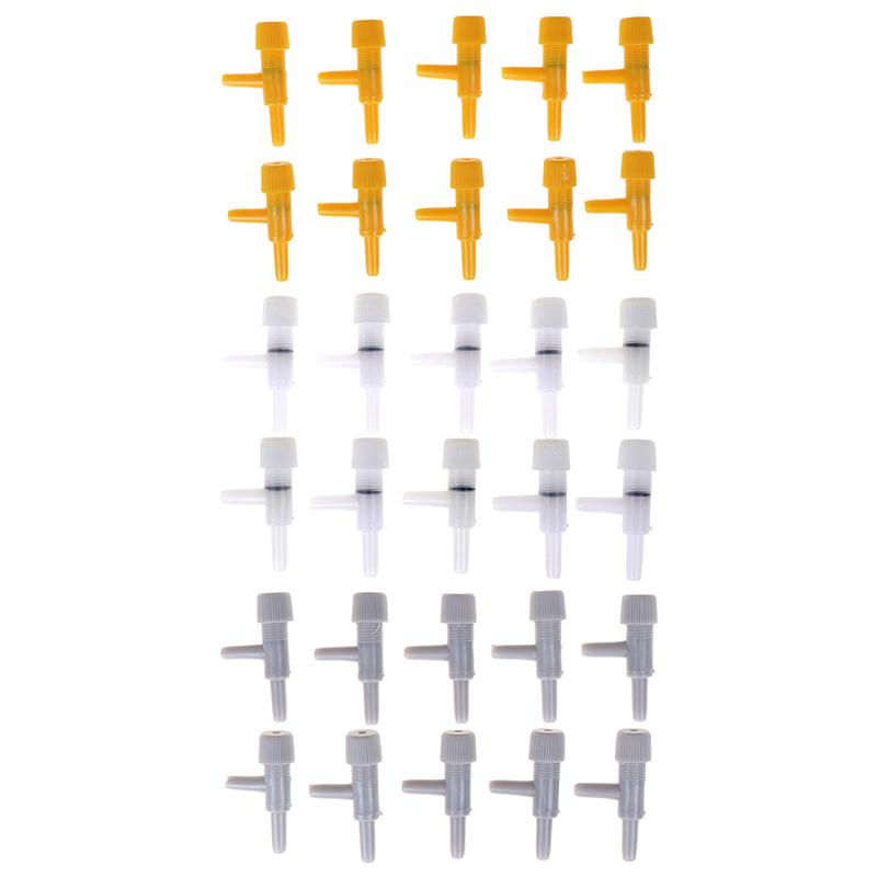 10 шт., аквариумная воздухопроводная трубка, клапан регулировки объемного расхода, кислородный воздушный насос, бак