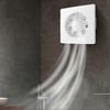 1pcs Strong Silent Household Wall Exhaust Fan Bathroom Wall Round Powerful Exhaust Fan Ventilation Fan white,4inch
