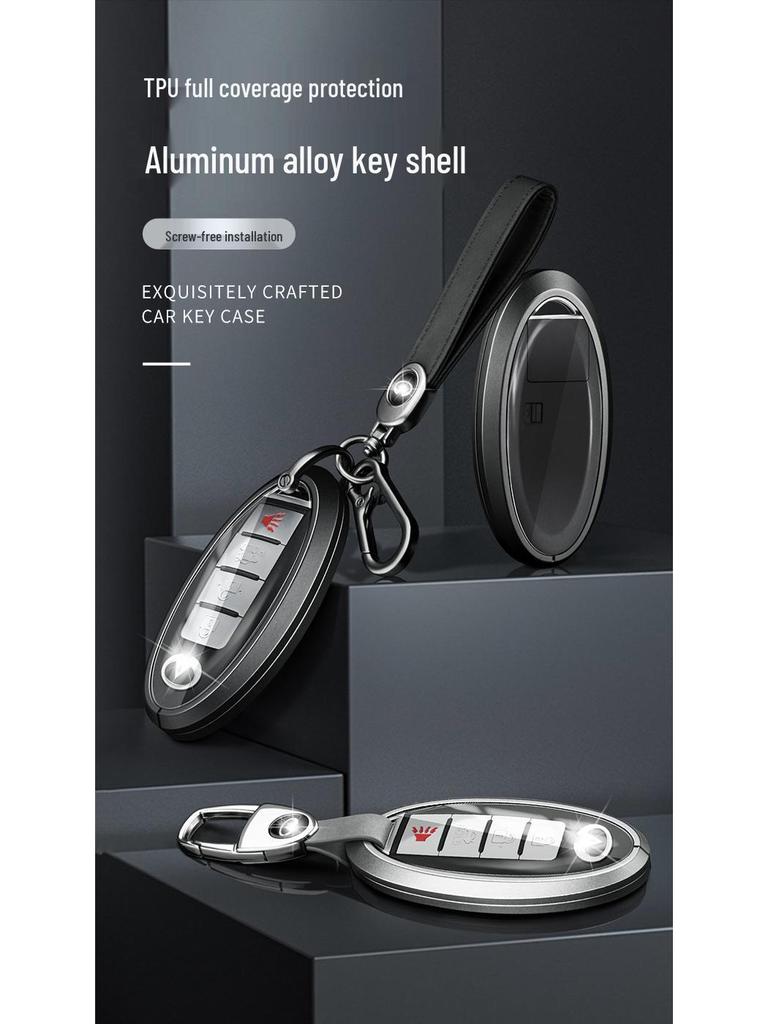 Чехол для ключа Infiniti QX50/QX60/QX70L: Стильный унисекс чехол для пульта с пряжкой